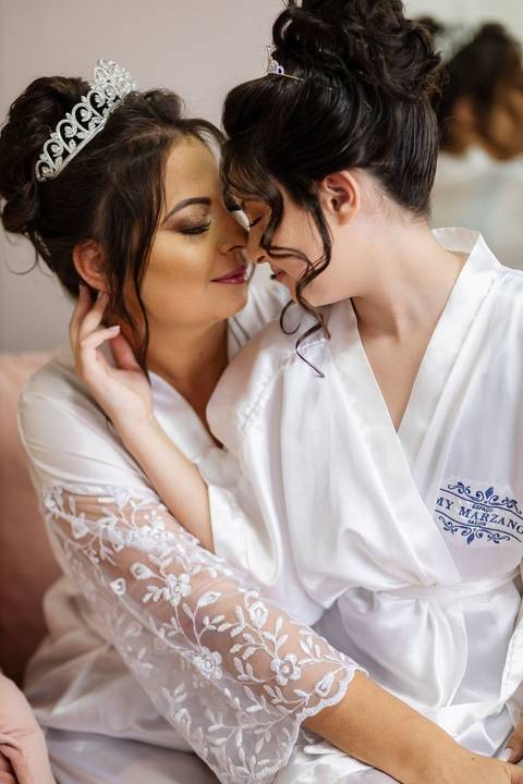 As melhores ideias e inspirações criativas de fotos de casamento do making of da noiva'