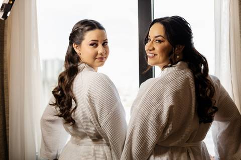 As melhores ideias e inspirações criativas de fotos de casamento do making of da noiva no Hotel'