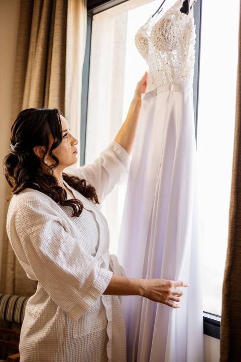 As melhores ideias e inspirações criativas de fotos de casamento do making of da noiva no Hotel'