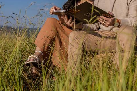 As melhores ideias e inspirações criativas de fotos de chá revelação emocionante no Morro do Capuava'