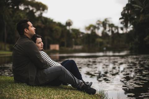 As melhores ideias e inspirações criativas de fotos de ensaio pré wedding no parque Jardim Botânico'