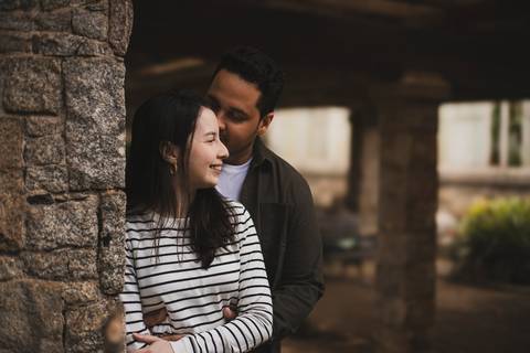 As melhores ideias e inspirações criativas de fotos de ensaio pré wedding no parque Jardim Botânico'