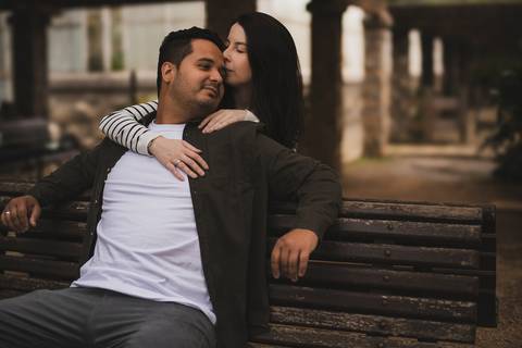 As melhores ideias e inspirações criativas de fotos de ensaio pré wedding no parque Jardim Botânico'