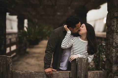 As melhores ideias e inspirações criativas de fotos de ensaio pré wedding no parque Jardim Botânico'