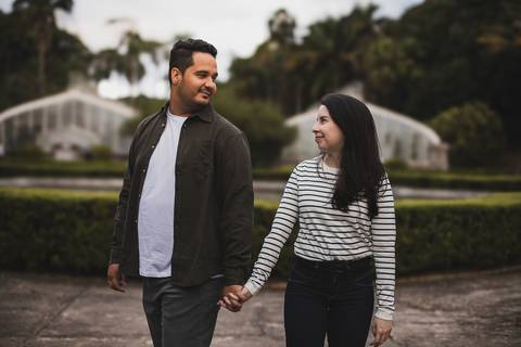 As melhores ideias e inspirações criativas de fotos de ensaio pré wedding no parque Jardim Botânico'
