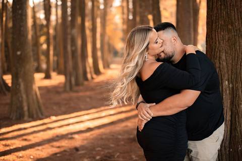 As melhores ideias e inspirações criativas de fotos de ensaio pré wedding no parque Horto Florestal'