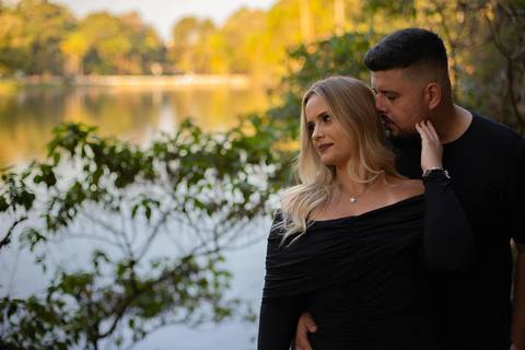 As melhores ideias e inspirações criativas de fotos de ensaio pré wedding no parque Horto Florestal'