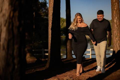 As melhores ideias e inspirações criativas de fotos de ensaio pré wedding no parque Horto Florestal'