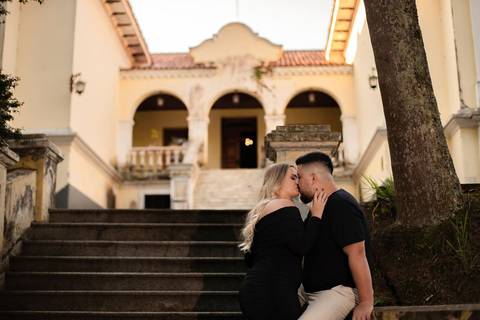 As melhores ideias e inspirações criativas de fotos de ensaio pré wedding no parque Horto Florestal'