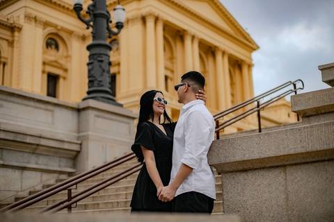 As melhores ideias e inspirações criativas de fotos de ensaio pré wedding no Parque e Museu da Independência'