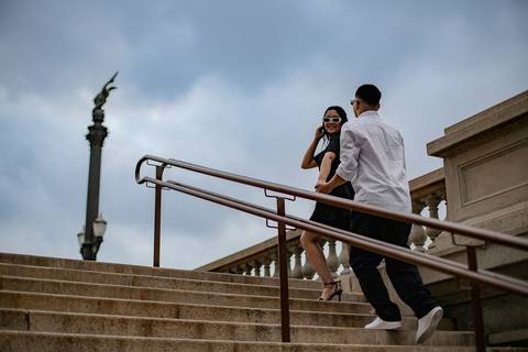 As melhores ideias e inspirações criativas de fotos de ensaio pré wedding no Parque e Museu da Independência'