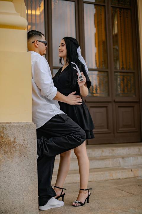 As melhores ideias e inspirações criativas de fotos de ensaio pré wedding no Parque e Museu da Independência'