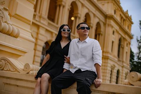 As melhores ideias e inspirações criativas de fotos de ensaio pré wedding no Parque e Museu da Independência'
