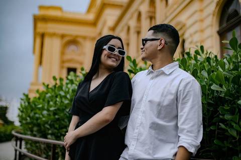 As melhores ideias e inspirações criativas de fotos de ensaio pré wedding no Parque e Museu da Independência'