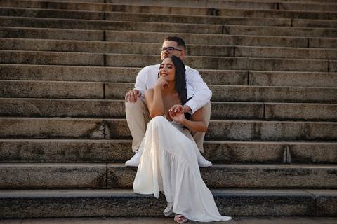 As melhores ideias e inspirações criativas de fotos de ensaio pré wedding no Parque e Museu da Independência'