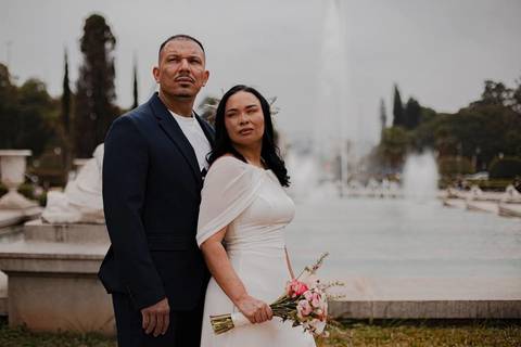 As melhores ideias e inspirações criativas de fotos de ensaio pré wedding no Museu do Ipiranga'