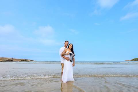 As melhores ideias e inspirações criativas de fotos de ensaio pré wedding na Bela Praia do Guarujá '