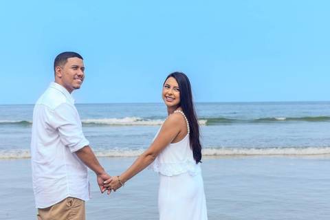 As melhores ideias e inspirações criativas de fotos de ensaio pré wedding na Bela Praia do Guarujá '