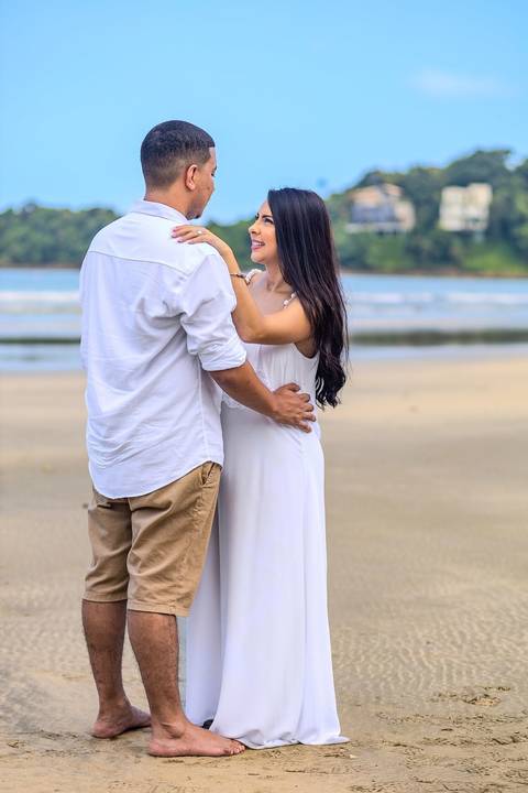 As melhores ideias e inspirações criativas de fotos de ensaio pré wedding na Bela Praia do Guarujá '