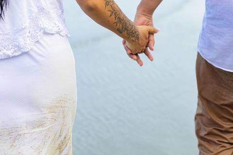 As melhores ideias e inspirações criativas de fotos de ensaio pré wedding na Bela Praia do Guarujá '