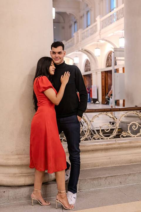 As melhores ideias e inspirações criativas de fotos de ensaio pré wedding no Centro Histórico de São Paulo'