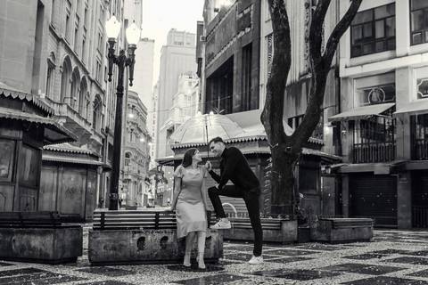As melhores ideias e inspirações criativas de fotos de ensaio pré wedding no Centro Histórico de São Paulo'