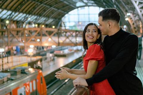 As melhores ideias e inspirações criativas de fotos de ensaio pré wedding no Centro Histórico de São Paulo'
