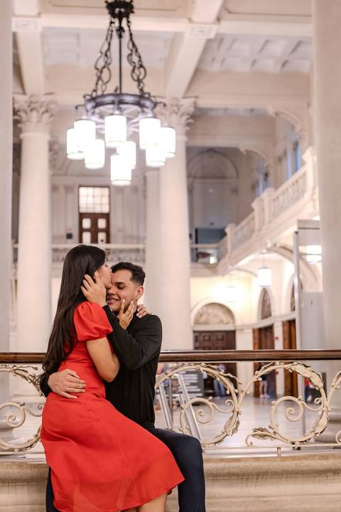 As melhores ideias e inspirações criativas de fotos de ensaio pré wedding no Centro Histórico de São Paulo'