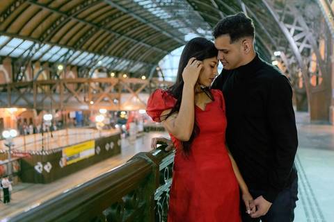 As melhores ideias e inspirações criativas de fotos de ensaio pré wedding no Centro Histórico de São Paulo'