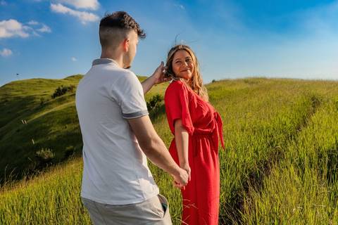 As melhores ideias e inspirações criativas de fotos de ensaio pré wedding no Morro do Capuava - Pirapora do Bom Jesus '