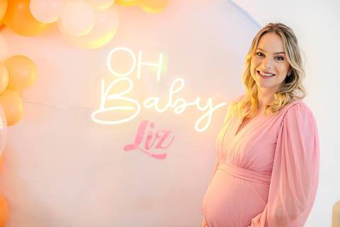 As melhores ideias e inspirações criativas de fotos de Chá de Bebê'