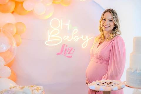 As melhores ideias e inspirações criativas de fotos de Chá de Bebê'