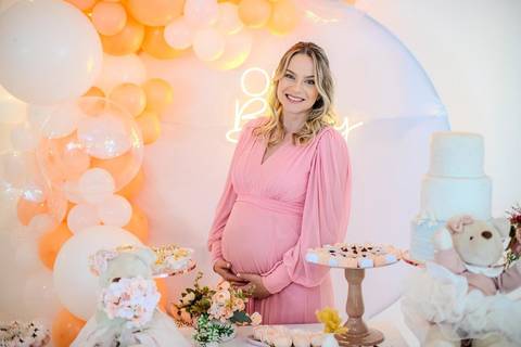 As melhores ideias e inspirações criativas de fotos de Chá de Bebê'