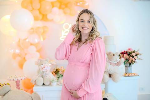 As melhores ideias e inspirações criativas de fotos de Chá de Bebê'