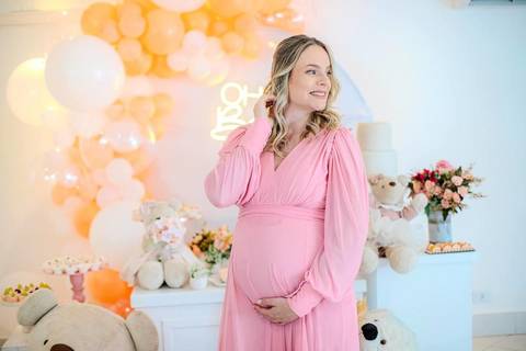 As melhores ideias e inspirações criativas de fotos de Chá de Bebê'