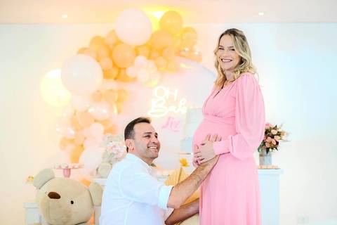 As melhores ideias e inspirações criativas de fotos de Chá de Bebê'