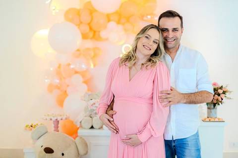 As melhores ideias e inspirações criativas de fotos de Chá de Bebê'