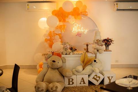 As melhores ideias e inspirações criativas de fotos de Chá de Bebê'