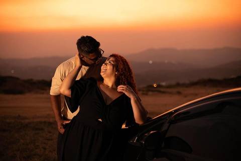 As melhores ideias e inspirações criativas de fotos de ensaio pré wedding no Morro do Capuava'