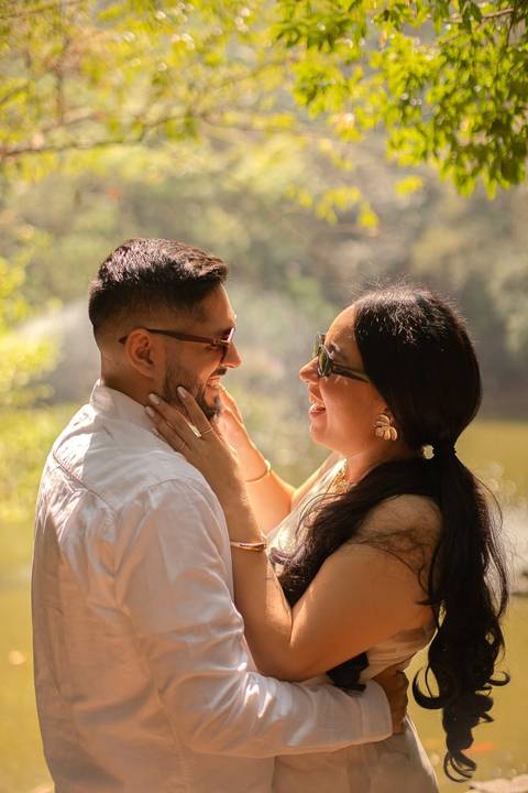 As melhores ideias e inspirações criativas de fotos de ensaio pré wedding Parque Burle Marx - Museu do Ipiranga - Centro Histórico - Casa do Saulo'