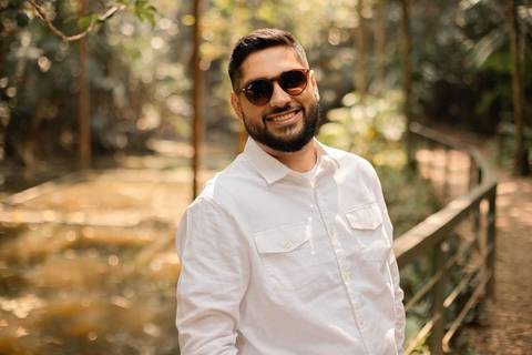 As melhores ideias e inspirações criativas de fotos de ensaio pré wedding Parque Burle Marx - Museu do Ipiranga - Centro Histórico - Casa do Saulo'