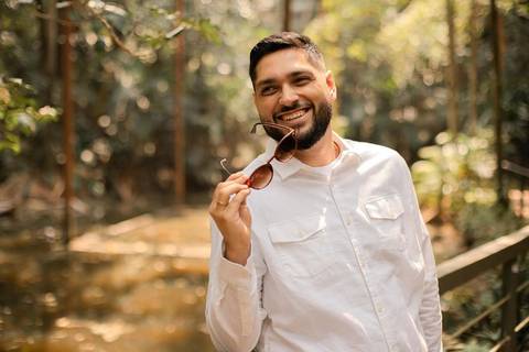 As melhores ideias e inspirações criativas de fotos de ensaio pré wedding Parque Burle Marx - Museu do Ipiranga - Centro Histórico - Casa do Saulo'