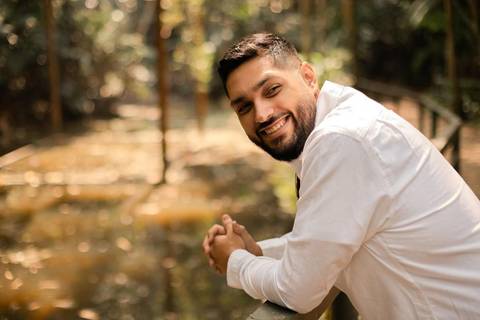 As melhores ideias e inspirações criativas de fotos de ensaio pré wedding Parque Burle Marx - Museu do Ipiranga - Centro Histórico - Casa do Saulo'