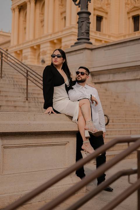 As melhores ideias e inspirações criativas de fotos de ensaio pré wedding Parque Burle Marx - Museu do Ipiranga - Centro Histórico - Casa do Saulo'