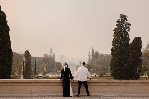 As melhores ideias e inspirações criativas de fotos de ensaio pré wedding Parque Burle Marx - Museu do Ipiranga - Centro Histórico - Casa do Saulo'