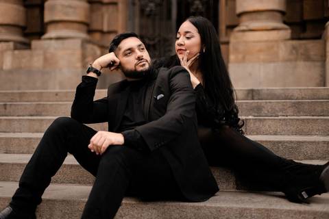 As melhores ideias e inspirações criativas de fotos de ensaio pré wedding Parque Burle Marx - Museu do Ipiranga - Centro Histórico - Casa do Saulo'