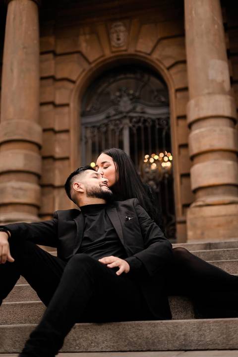 As melhores ideias e inspirações criativas de fotos de ensaio pré wedding Parque Burle Marx - Museu do Ipiranga - Centro Histórico - Casa do Saulo'
