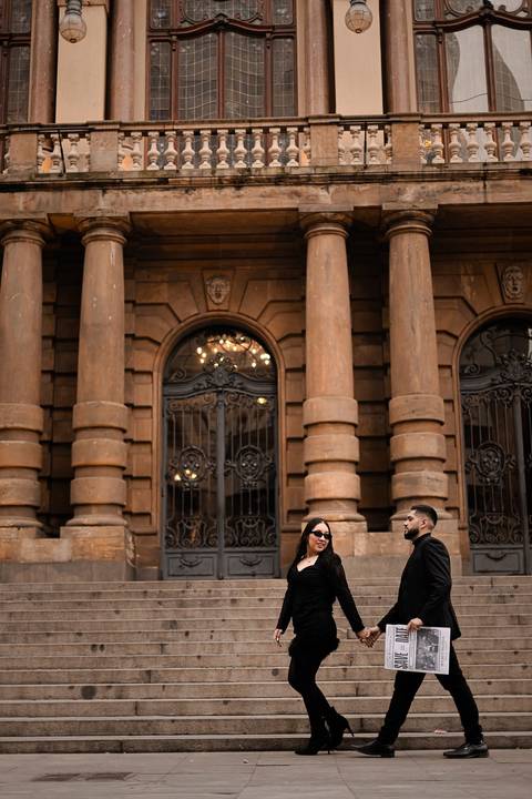 As melhores ideias e inspirações criativas de fotos de ensaio pré wedding Parque Burle Marx - Museu do Ipiranga - Centro Histórico - Casa do Saulo'