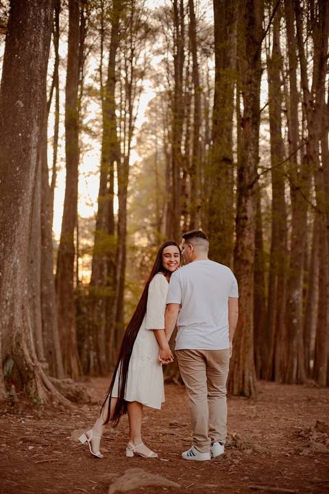 As melhores ideias e inspirações criativas de fotos de ensaio pré wedding no Parque Horto Florestal'