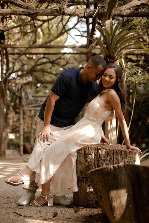 As melhores ideias e inspirações criativas de fotos de ensaio pré wedding no Parque Horto Florestal'